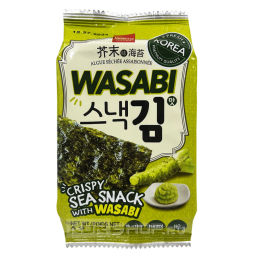 Чипсы из морской капусты со вкусом васаби Wang, Корея, 4 гРаспродажа