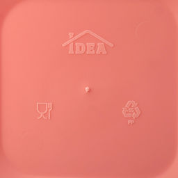 Ланч - бокс в школу IDEA «Капкейки», 800 мл, 12.5×13×8.5 см, 2 отделения, пластик, бело-розовый