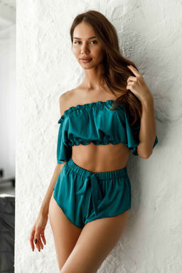 1130 ПИЖАМА ткань с шиммером - Karolina фото 5