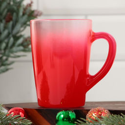 Кружка стеклянная новогодняя Счастья в НГ, 300 мл