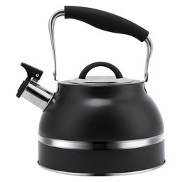 Чайник из нержавеющей стали "Linea Tea" 3л, д22см, h17см, со свистком, многослойное капсульное дно, нескользящая ручка, цветная коробка, "Regent" (Китай) Подходит для всех видов плит, включая индукционную