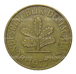 10 пфеннигов 1977 года J Германия