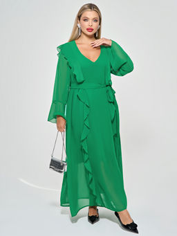 Платье 0372-1 бирюзовый - Dora фото 28