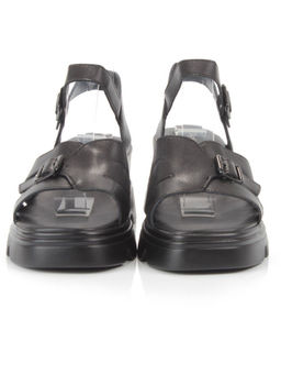 08-PEAG34-2 BLACK Босоножки женские (натуральная кожа) - Фабричный китай фото 6