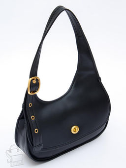 Сумка женская кожаная 1079M black  Polina&Eiterou