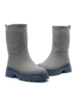 04-C188M Ботинки зимние женские (натуральная кожа (нубук) натуральный мех) - Фабричный китай фото 13