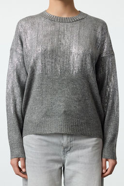 Antrasit Yumusak Dokulu Basic Triko Kazak TWOAW25KZ00300 - Trendyolmilla фото 4