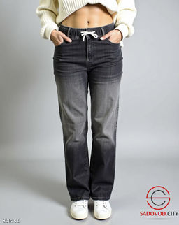 Джинсы с высокой посадой