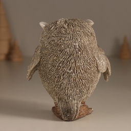 Фигурка полистоун «Заснеженная сова», 9.5×6.6×11.5 см
