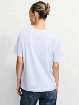 Базовая футболка из хлопка / Zarina