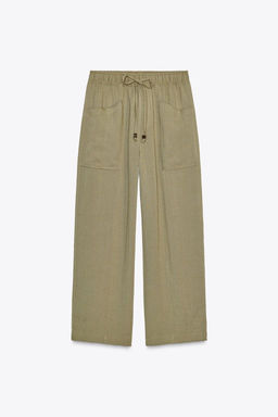 RUSTIC TROUSERS WITH ELASTIC WAIST - Zara фото 6