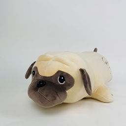Мягкая игрушка Мопс-подушка лежачий 60 см