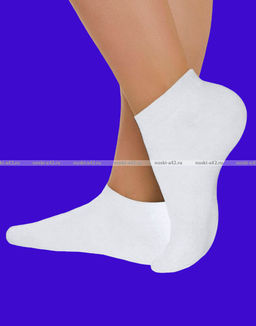 Цена за 12 пар. Следки женские ХЛОПОК БЕЛЫЕ