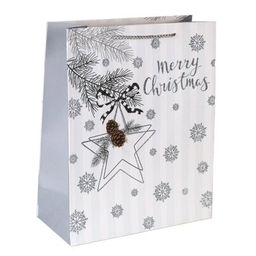 Цена за 12 шт. Пакет подарочный 26х32х12см / 5288L /уп 12/384/Новый год - Галеонтрейд фото 5