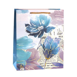 Цена за 12 шт. Пакет подарочный 26x32x12см Цветы / 5250L /уп 12/384/ - ГалеонТрейд фото 4