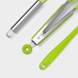 Набор кухонных принадлежностей Green, 6 предметов, цвет зелёный