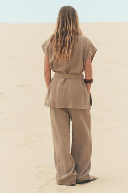 PYJAMA-STYLE TROUSERS - Zara фото 17