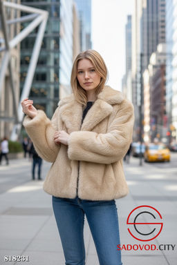 Шуба женская из искусственного меха