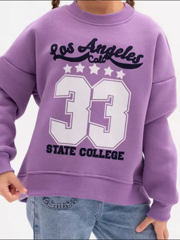 Свитшот 33 детский девочка графит - София фото 26