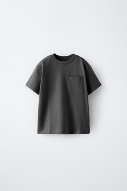 PLAIN T-SHIRT WITH POCKET - Zara фото 7