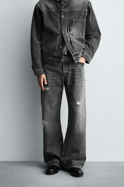 WIDE FLARE FIT JEANS - Zara фото 2