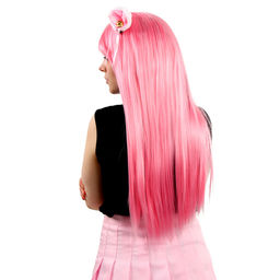 Карнавальный набор «Аниме тян»: юбка, парик, заколки, чулки, р. 44-46, розовый