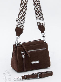 Сумка женская кожаная 1024CF coffee Polina&Eiterou