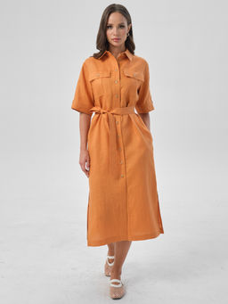 Платье льняное - Stilla фото 4