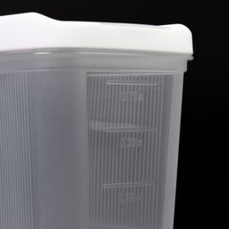 Цена за 2 шт. Емкость для сыпучих продуктов "Лайн" 1л (белый) М9001