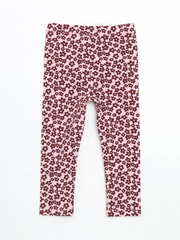 Beli Lastikli Bask?l? K?z ?ocuk Tayt