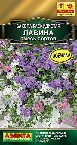 Бакопа раскидистая Лавина, смесь сортов