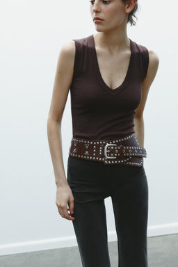 V-NECK TOP - Zara фото 12