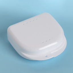 Цена за 2 шт. Контейнер для протезов, стоматологический, 8.5×8×2.7 см, МИКС