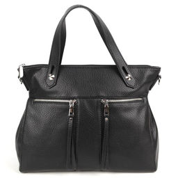 Женская сумка с ручками из эко кожи А-9921 Блек - Cidirro фото 2