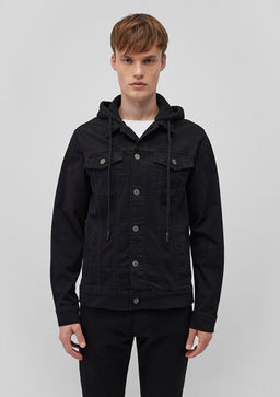 Brandon 90lar Siyah Jean Ceket - Mavi фото 4