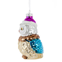 Украшение новогоднее "Сова", L7 W7 H12,5 см