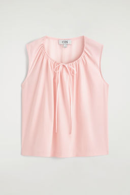 TOP SIN MANGAS CON CUELLO FRUNCIDO - H&m фото 2