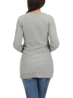 TA013 GRAY Кардиган женский (100% хлопок)