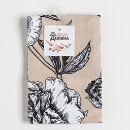 Полотенце Доляна Blooming garden 35х60см 100% хл,164 г/м2  фото 5