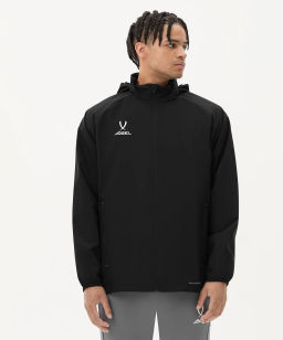 Куртка ветрозащитная JOGEL PREMIER PerFormPROOF FZ Rain Jacket, черный  фото 7