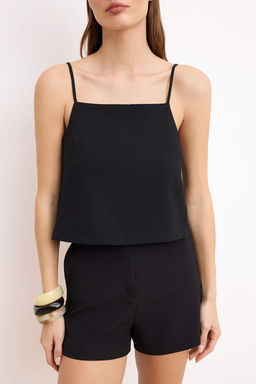 Beyaz Arkas? Dugme Detayl? Astarl? Dokuma Bluz TWOSS26BZ00324 Dokuma Bluz TWOSS26BZ00324 - Trendyolmilla фото 8