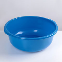 Таз хозяйственный круглый, 10 л, пластик, МИКС