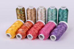 Нитки для вышивания Gamma мультиколор M120/2 100% вискоза 5000 я