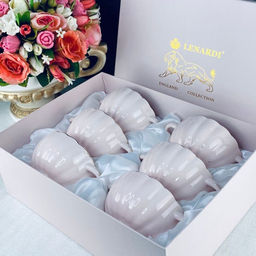 133-375 Набор из 6 бульонниц 350 мл MULTICOLOR в под.уп.(х6)Фарфор - Lenardi фото 2