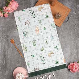 Полотенце Этель Flora (вид 2) 40?73 см, 100% хлопок, саржа 190 г/м?