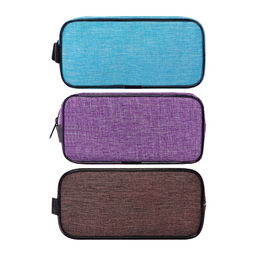 Пенал мягкий 2 отделения, 100×220×70, с ручкой, стандарт, МИКС