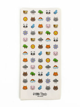 Цена за 3 шт. Наклейки детские оценки «Животные», 7×16 см, 10 листов