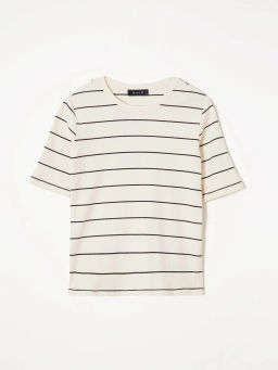 Футболка с удлиненным рукавом - Emka фото 5