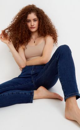 Джинсы F122-0126W d.blue - Fine joyce фото 9