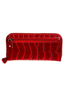 Женское портмоне из искусственной кожи, цвет красный - Greta фото 2